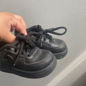 Nike Baby Air Force Black size 5C